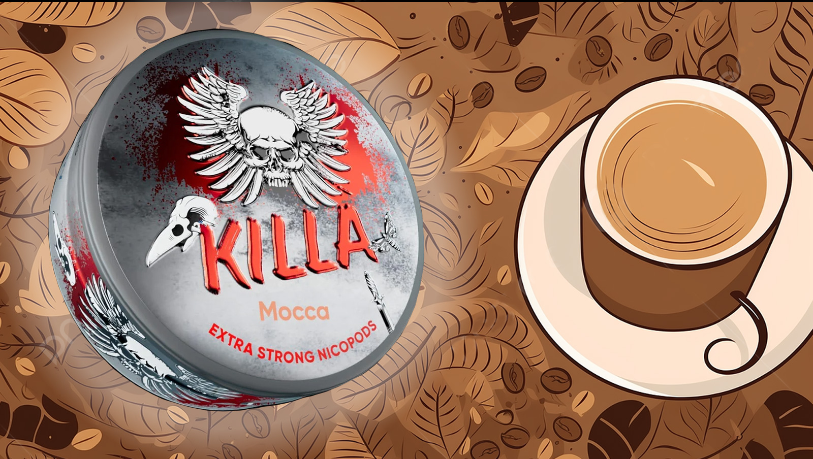 Indulge in Rich Flavor with KILLA Mocca Nicotine Pouches