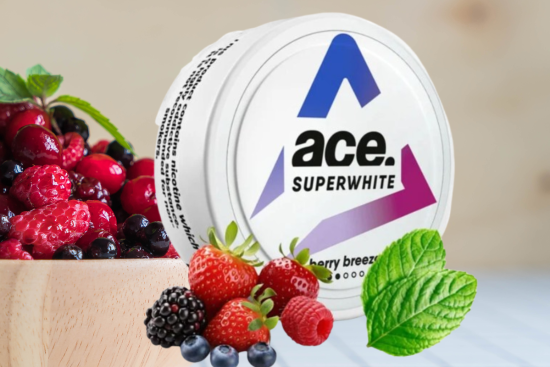 Experience a Refreshing Escape with Ace Berry Breeze Low Nicotine Pouches