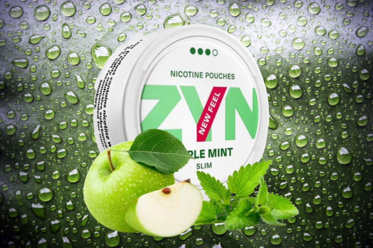 ZYN Apple Mint Nicotine Pouches – Crisp Apple with Refreshing Mint – Medium Strength