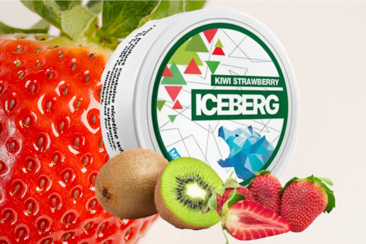 Iceberg Kiwi Strawberry Nicotine Pouches – Extreme Fruity Flavor with a Powerful Kick