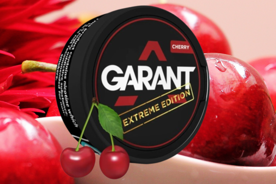 GARANT Cherry Extreme Nicotine Pouches – Bold Cherry Flavor with Extra Strong Nicotine Impact